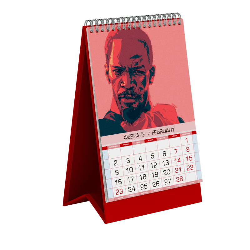 Календари-домики на жесткой основе (кашированные)