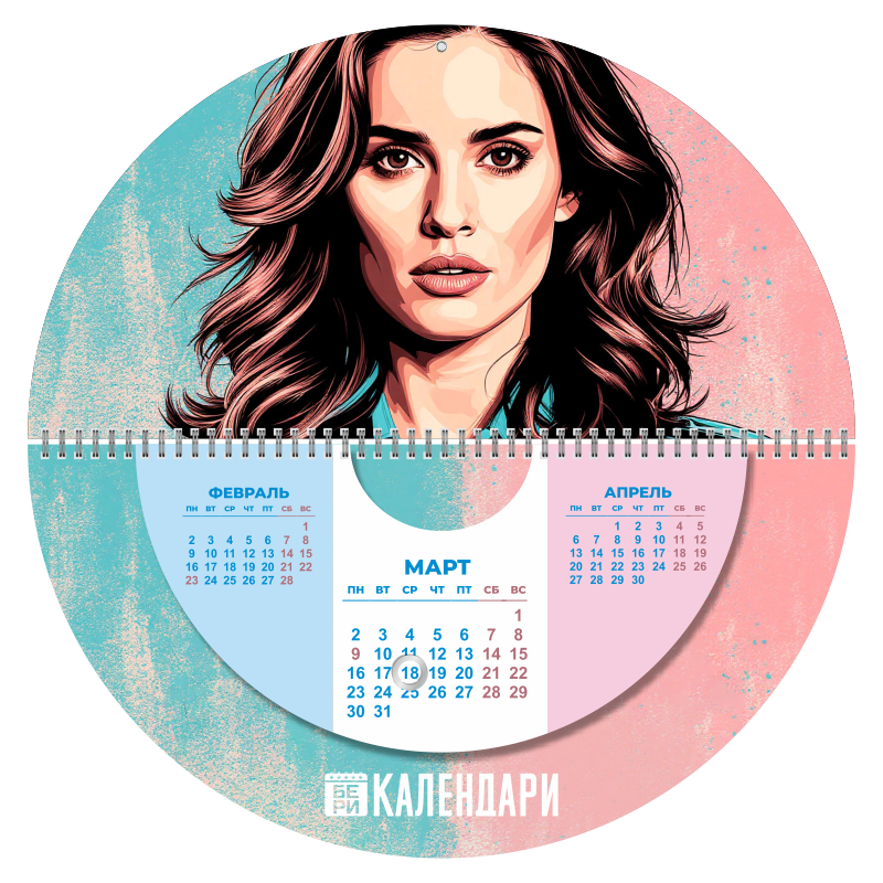 Эксклюзивные перекидные календари